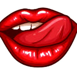 Luscious Red Lip Icon for Social Media