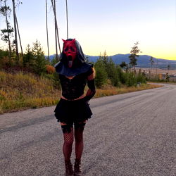 Vanessa Robinson: Onlyfans Model in Costume at Sunset