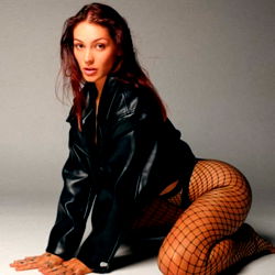 Lena Paige, OnlyFans Model in Fishnet Stockings