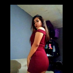 Amelia Hez in a Sexy Dress