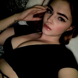 OnlyFans Model Meg in Black Lingerie