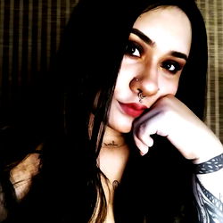 Alice, the Colombian Vixen with Tattoos and Piercings