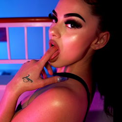 Alluring Model Aria Staz in Vivid Color