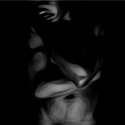 A Stylish Black and White Model Shot