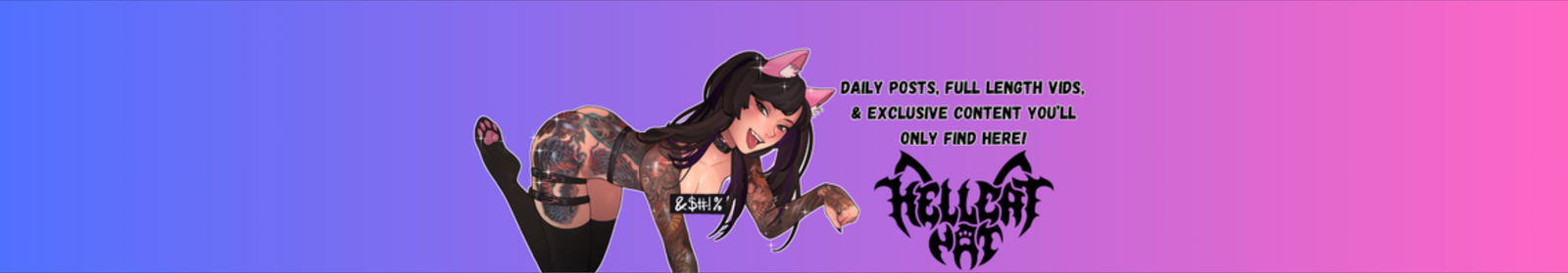 Hellcat 💜 petite tattoo model 🌸 photo