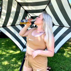 Fashionable Fitness Model Lina