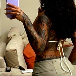 Tasteful and Sensual Armani Davis Photoshoot