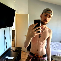 Young Adult Man in Room, Los Angeles