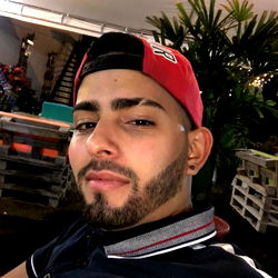 A young man posing for a selfie