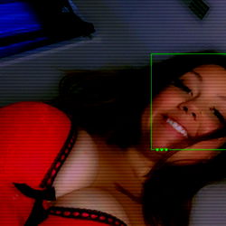 Titty Kitty: Red Lingerie Model