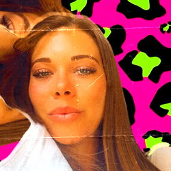 Stylized Alessandra Model Advertisement