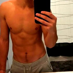 Twinkxxx, Swiss Model Striking Pose in Shower Curtain