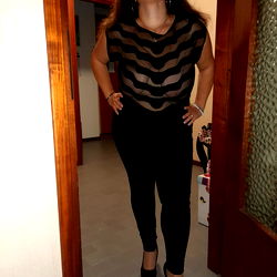 Cristina's Elegant Moment in Her Own Home