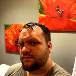 A Fitness Enthusiast in His Home Gym