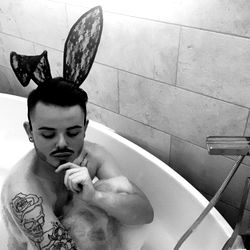 Alfey D'curtis in a Playful Mood