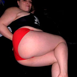 Ari, the Onlyfans Model, Posing in a Red Underwear