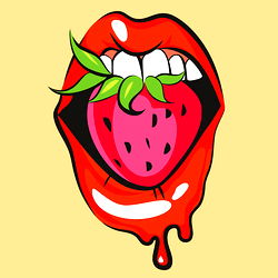 Sam's Vibrant Watermelon Mouth