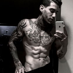 Fit and Tattooed Alex in Miami Beach