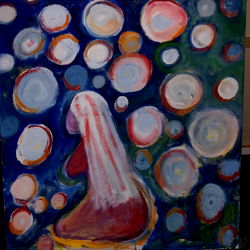 painting while I play 🐱 photo