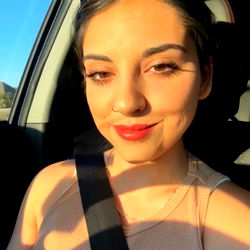 Amber's Sunlit Car Ride