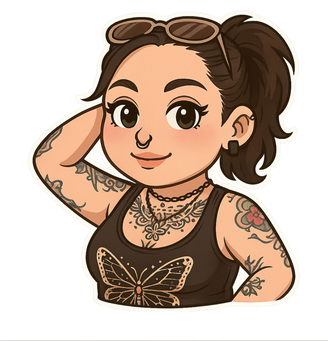 ☠️🖤🍑Peach🍑🖤☠️ photo