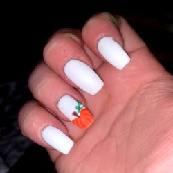 Brittany's Nail Art Showcase: Car-Themed French Tips