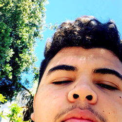 Young Male with Tattoo and Short Hair, East Los Angeles