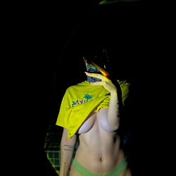 Sarina in Her Sporty Yellow Bikini - OnlyFans Model Photoshoot