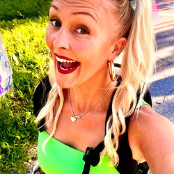 A Young Woman Poses for a Selfie