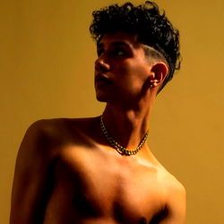 Shirtless Male Model Posing