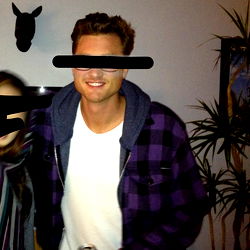 Model and Fan in a Social Setting