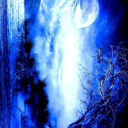 Digital Art Print - Alexander N - Ethereal Night Scene