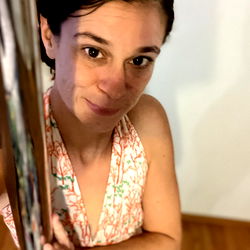 Ash Poses with a Pole