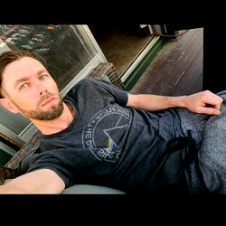 Arthur Drake's Playful Pose