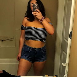 OnlyFans Model Ali Blake in a Bathroom Mirror