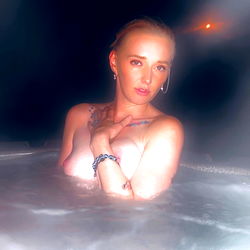 Pixie in the Swimming Pool