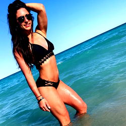 Beautiful Audrey by the Ocean