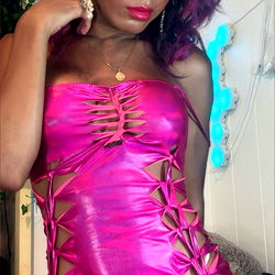 Aleeden27's Exotic Pink Dress and Lingerie Photo from Honolulu