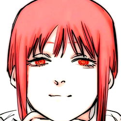 Artwork of a Female Character with Red Hair and Eyes