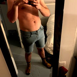 Ajax in Casual Shirtless Photoshoot