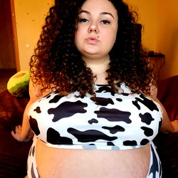 Adorable Plus Size Model in Playful Swimwear