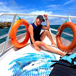 A scenic ocean adventure