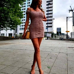 Onlyfans Model Legsfordays Walking on Pavement