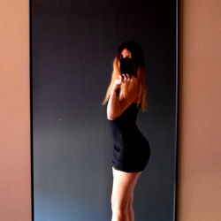 Arilov in a Dress, Reflection in Mirror