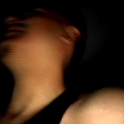 A candid moment of a person in a Los Angeles setting