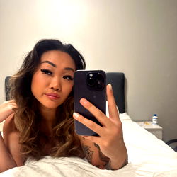 Model in Intimate Selfie