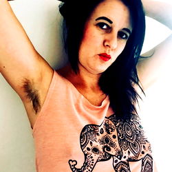 Julie_w33 in Elephant Print Tank Top