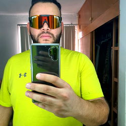 Pedro Garza in Mirror Selfie