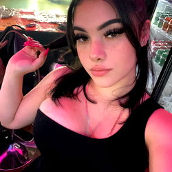 Fashionable Woman in a Bar