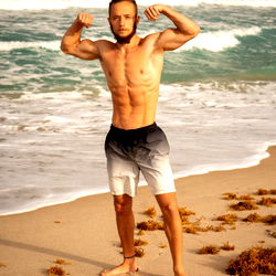 Freeman, Miami Model at the Beach